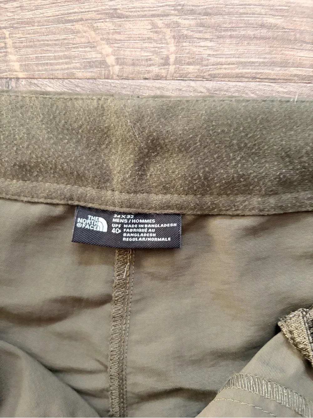 Men's North Face Olive Green Utility Pants